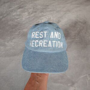 Duvin Design Rest And Recreation Corduroy Hat Cap Adult Blue